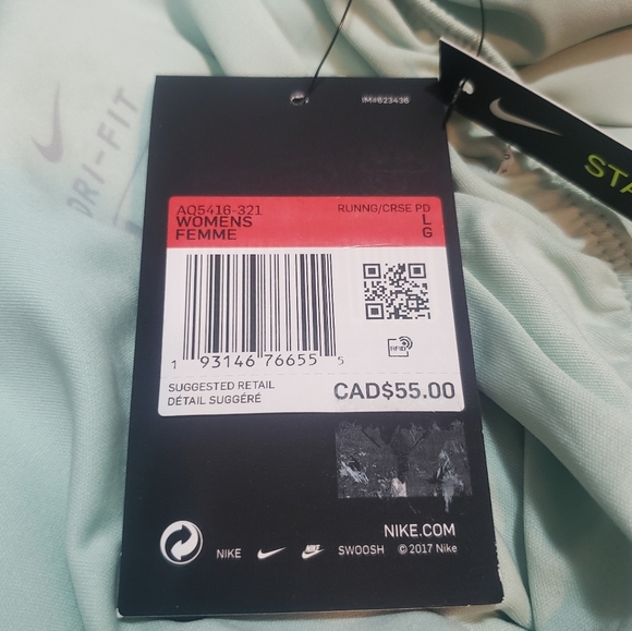 Womens new Nike Flex Running Shorts. Large. Mint green. Gym/yoga. Drifit. - Picture 7 of 10